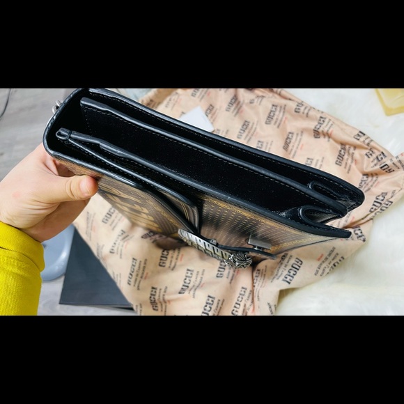 GUCCI
Dionysus New SEGA Moon & Stars Leather Shoulder Bag, Black- Never Used - Picture 3 of 7